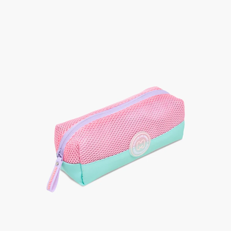 MARSHMALLOW Pouch-Caramello-1 Cmprt-Girls- (Polyester) Purple \ 22X8X7